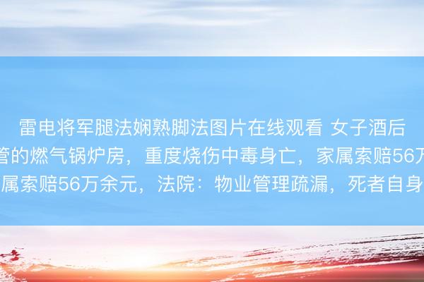 雷电将军腿法娴熟脚法图片在线观看 女子酒后两次进入街边无人看管的燃气锅炉房，重度烧伤中毒身亡，家属索赔56万余元，法院：物业管理疏漏，死者自身负有重大过错