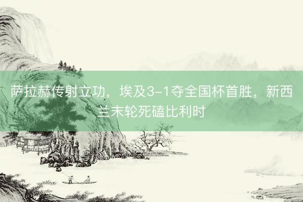 萨拉赫传射立功，埃及3-1夺全国杯首胜，新西兰末轮死磕比利时